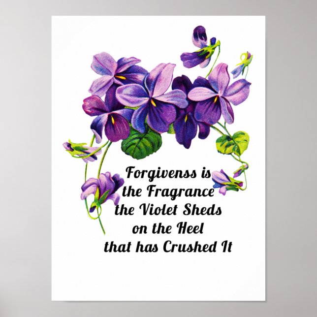 Affiche Le pardon est la Fragrance (Devant)
