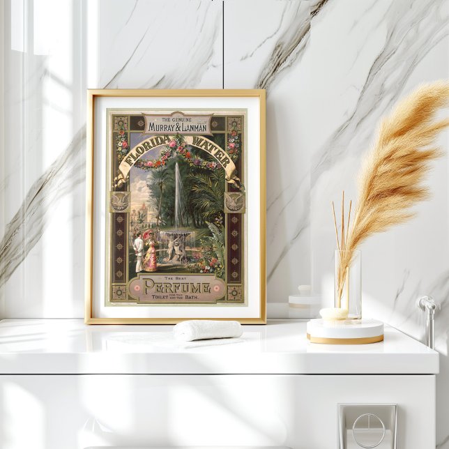 Affiche Le parfum d'eau Murray & Lanman Florida authentiqu (Créateur téléchargé)