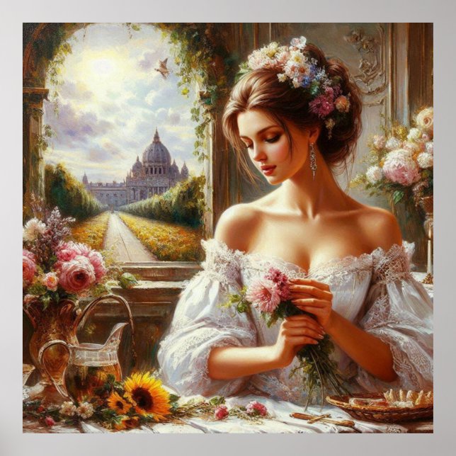 Affiche Le parfum des fleurs (Devant)