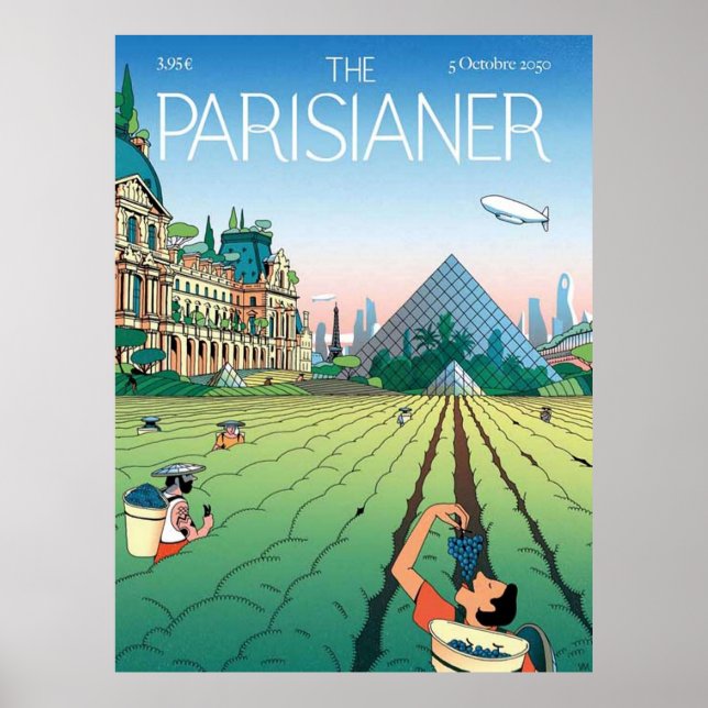 Affiche LE PARISIANER 05 Octobre 2050 (Devant)