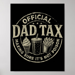 Affiche Le partage de papa pour s'assurer que ce n'est pas