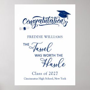 Affiche Le Parti de la Graduation Tassel valait la peine d