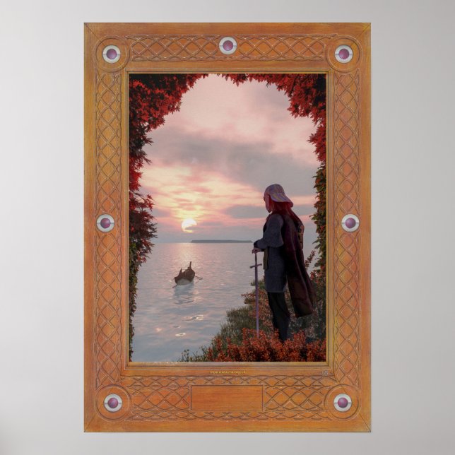 Affiche Le passage d'Arthur à Lundy, île d'Avalon (Devant)