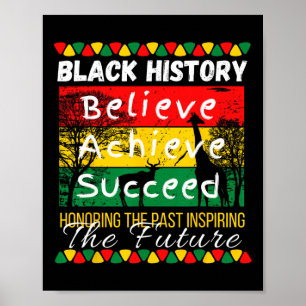 Affiche Le Passé Inspirant Le Futur Mois De L'Histoire Noi