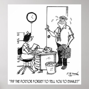 Affiche Le patient n'a pas exhalé