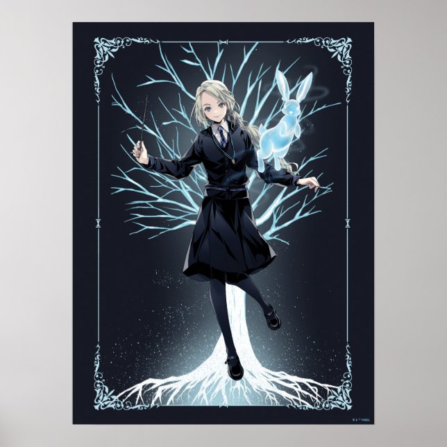 Affiche Le Patronus lapin d'Anime Luna Lovegood (Devant)
