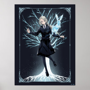 Affiche Le Patronus lapin de Luna Lovegood dans l'anime