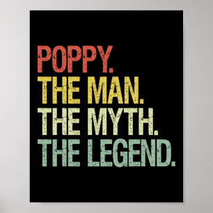 Affiche Le Pavot L'Homme Le Mythe La Légende Les Pères Don