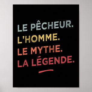 Affiche Le pêcheur l'homme le mythe la légende
