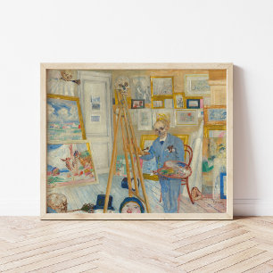 Affiche Le peintre de squelette   James Ensor