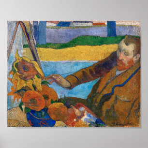 Affiche Le Peintre de Tournesols   Paul Gauguin  