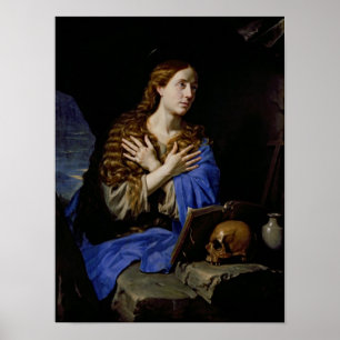 Affiche Le pénitent Magdalene, 1657