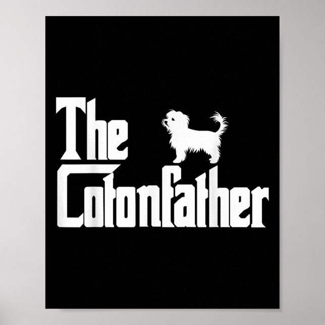 Affiche Le père de Cotonou Funny Coton De Tulear Chien Pap (Devant)