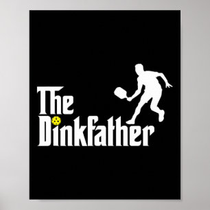 Affiche Le Père Dink Pickleball Papa Funny Pickleball