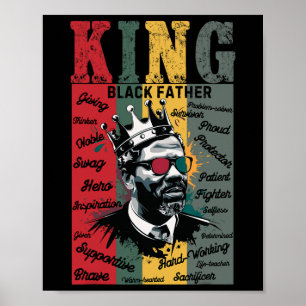 Affiche Le père noir King Black vit un problème Histor noi