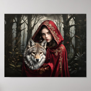 Affiche Le Petit Chaperon rouge et l'histoire vraie avec l