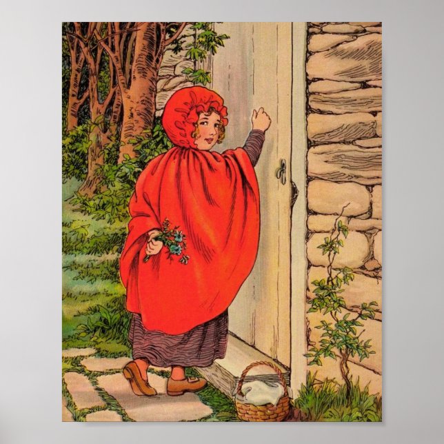 Affiche Le Petit Chaperon Rouge Vintage  (Devant)