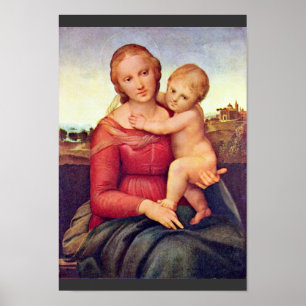 Affiche Le petit Cowper Madonna par Raffael