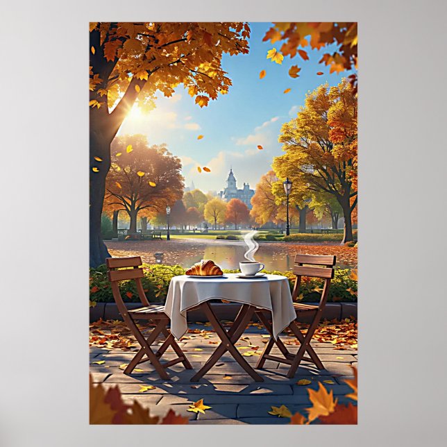Affiche Le petit-déjeuner d'automne (Devant)