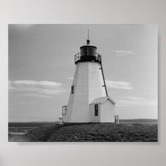 Affiche le phare de gurnet saquish duxbury ma.