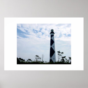 Affiche Le phare de surveillance de cap