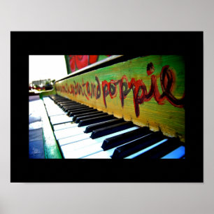 Affiche Le piano, Denver du centre [copie d'art]