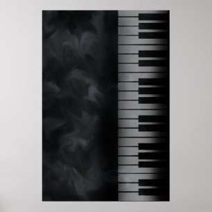 Affiche le piano verrouille l'affiche de clavier