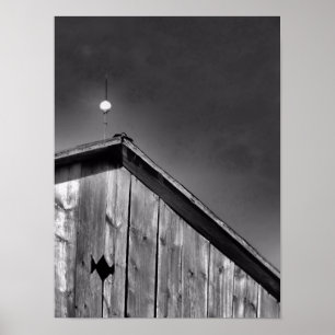 Affiche Le pic de la grange contre le ciel