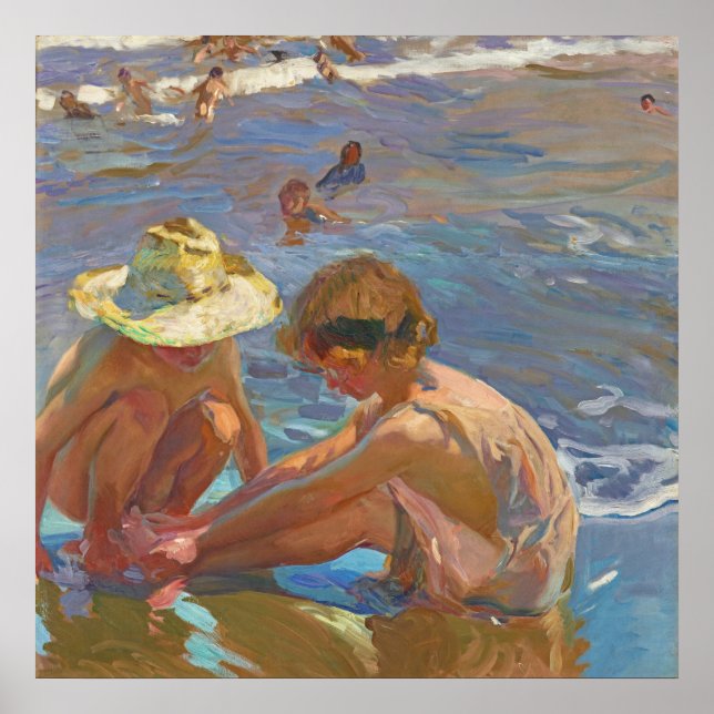 Affiche Le Pied Blessé, Joachin Sorolla (Devant)