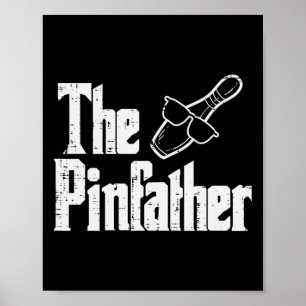 Affiche Le Pinfather Bowling Papa Fête des Pères Bowler Da