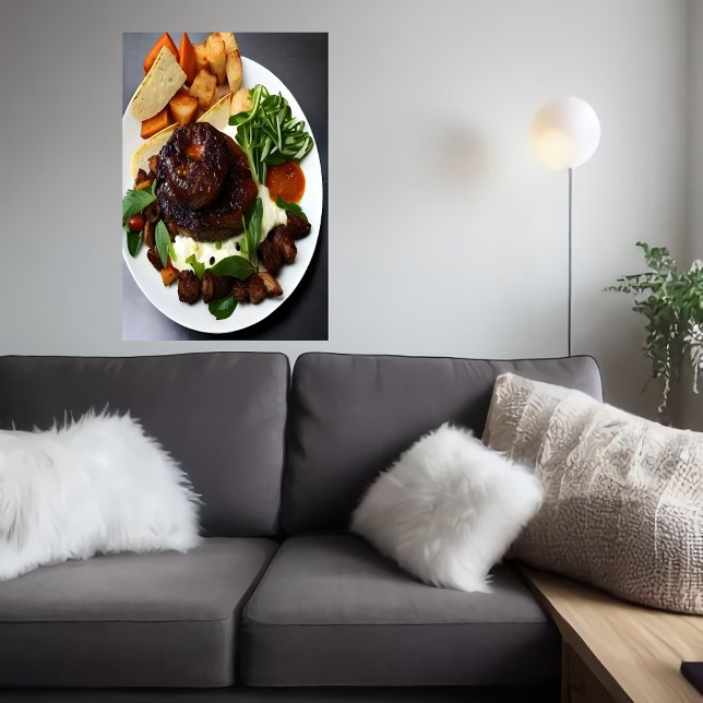 Affiche Le pire plat du monde sur Terre | Art AI (Créateur téléchargé)