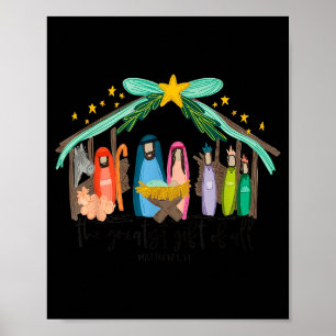 Affiche Le plus grand cadeau pour toute la Nativité de Noë