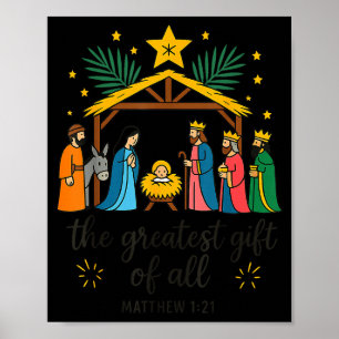 Affiche Le plus grand cadeau pour toute la Nativité de Noë