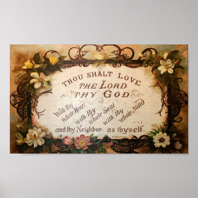 Affiche Le plus grand commandement (Devant)