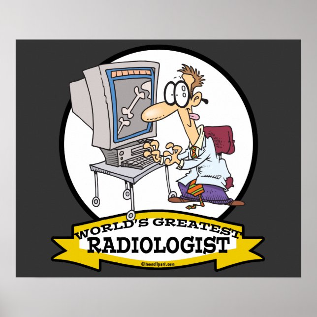 AFFICHE LE PLUS GRAND DESSIN RADIOLOGISTE MONDIAL (Devant)