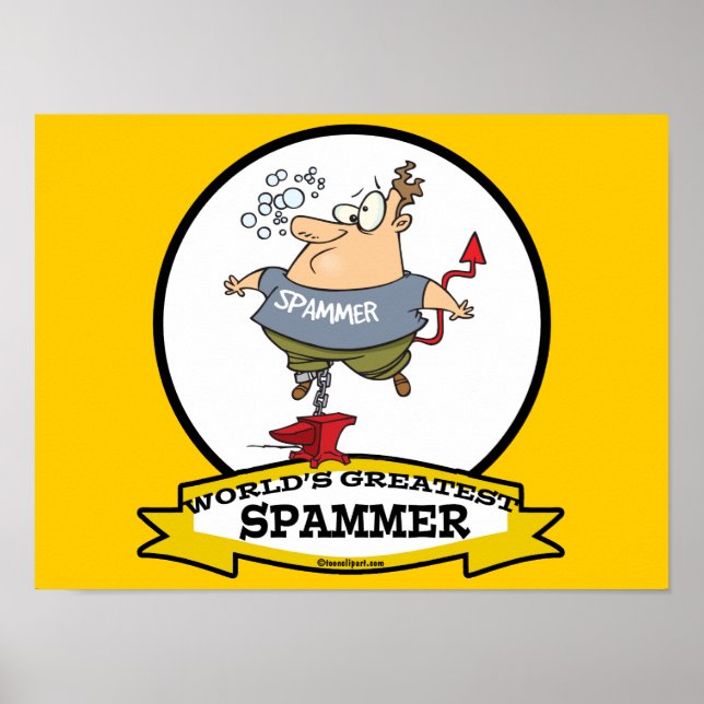 AFFICHE LE PLUS GRAND DESSIN SPAMMER (Devant)