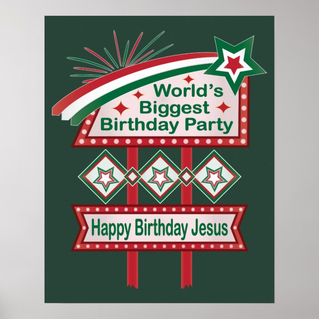 Affiche Le plus grand marquee de fête d'anniversaire au mo (Devant)