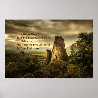 Affiche "Le plus grand miracle de Dieu est le salut" proph