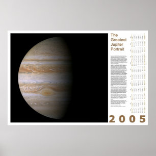 Affiche Le plus grand portrait de Jupiter : 2005