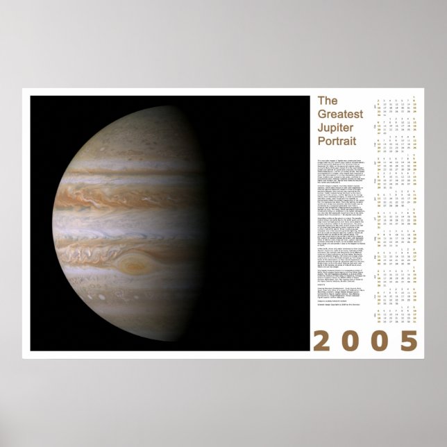 Affiche Le plus grand portrait de Jupiter : 2005 (Devant)
