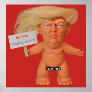 Affiche Le plus grand ROUGE d'affiche de Troll du monde