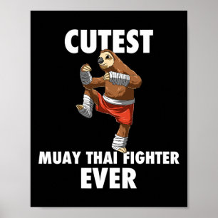 Affiche Le plus mignon combattant de paresseux jamais - Mu