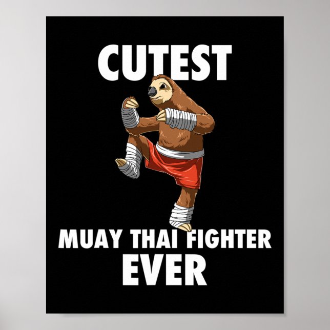 Affiche Le plus mignon combattant de paresseux jamais - Mu (Devant)