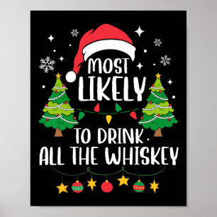 Affiche Le Plus Probable À Boire Tout Le Whiskey Correspon