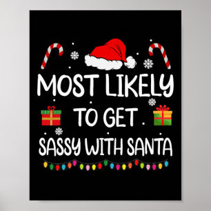 Affiche Le Plus Probable À Obtenir Sy Avec Père Noël Funny