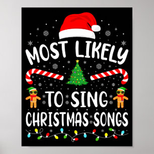 Affiche Le Plus Susceptible De Chanter Les Chansons De Noë