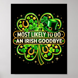 Affiche Le plus susceptible de faire un au revoir irlandai