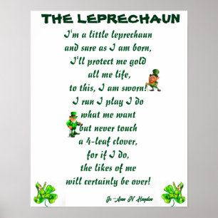 AFFICHE LE POÈME DE LEPRECHAUN