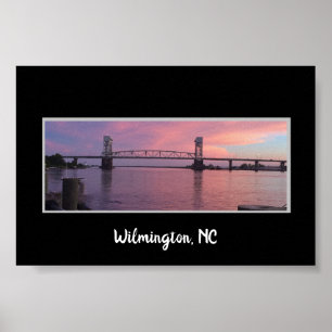 Affiche Le pont à Wilmington, NC