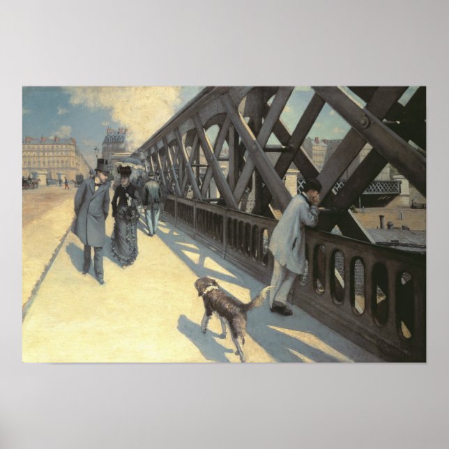 Affiche Le Pont de L'Europe, 1876 (Devant)